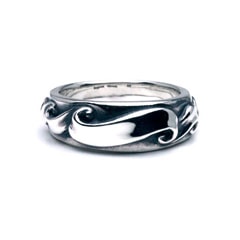 Wave Ribbon Ring / Narrow