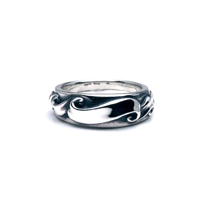 Wave Ribbon Ring / Narrow