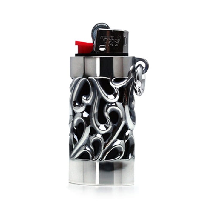 ArgentGleam Classic Arabesque Lighter Case / Small