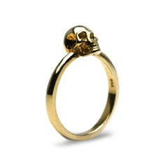 Small Skull Ring / K18Gold