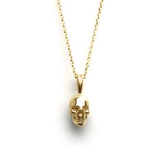 Small Skull Necklace / K18Gold