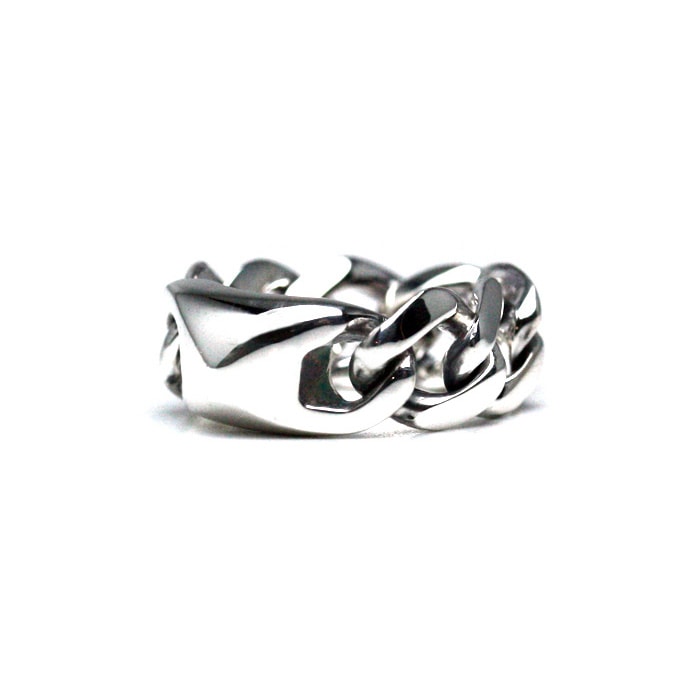 Pyramid Studs Chain Ring / Narrow