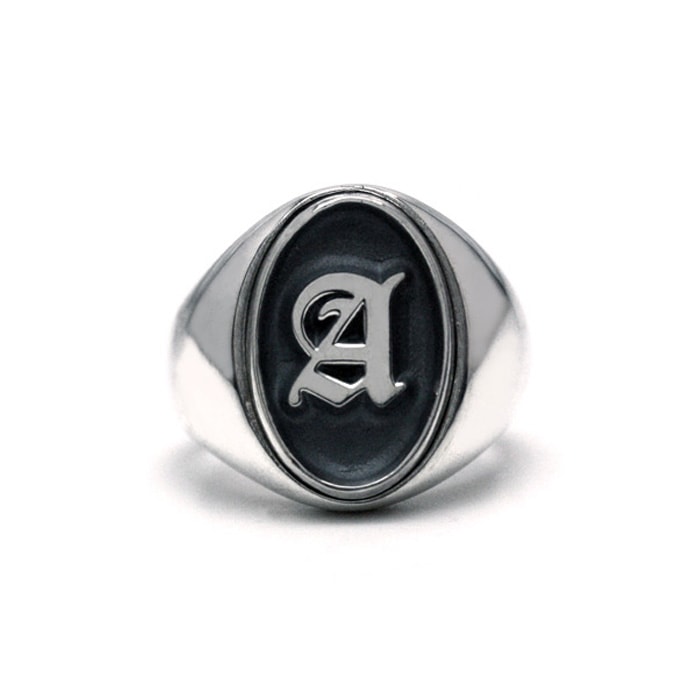 Initial Signet Ring