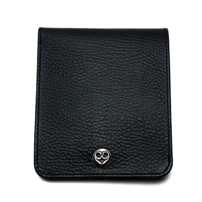 ArgentGleam Classic Short Wallet / ハートボタン