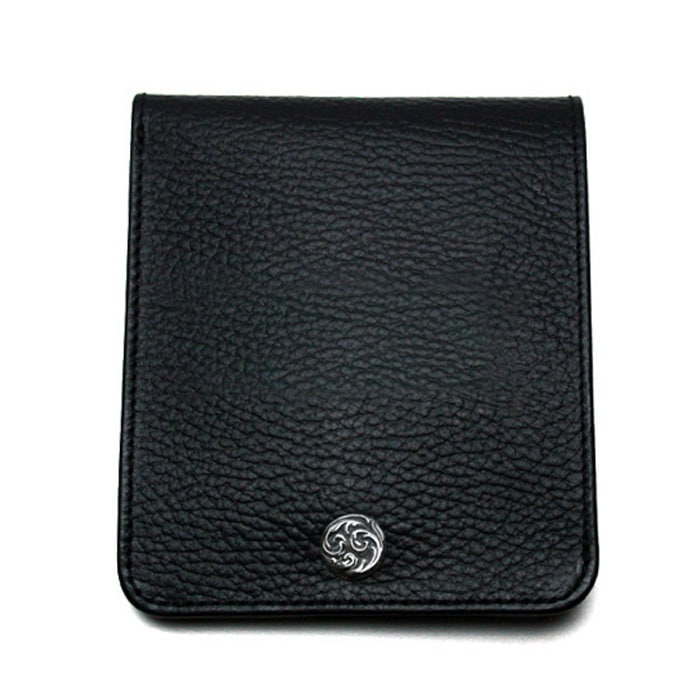 ArgentGleam Classic Short Wallet / アカンサスボタン