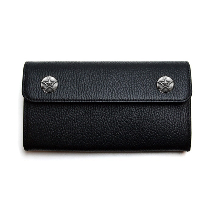 ArgentGleam Classic Long Wallet / スターボタンLarge