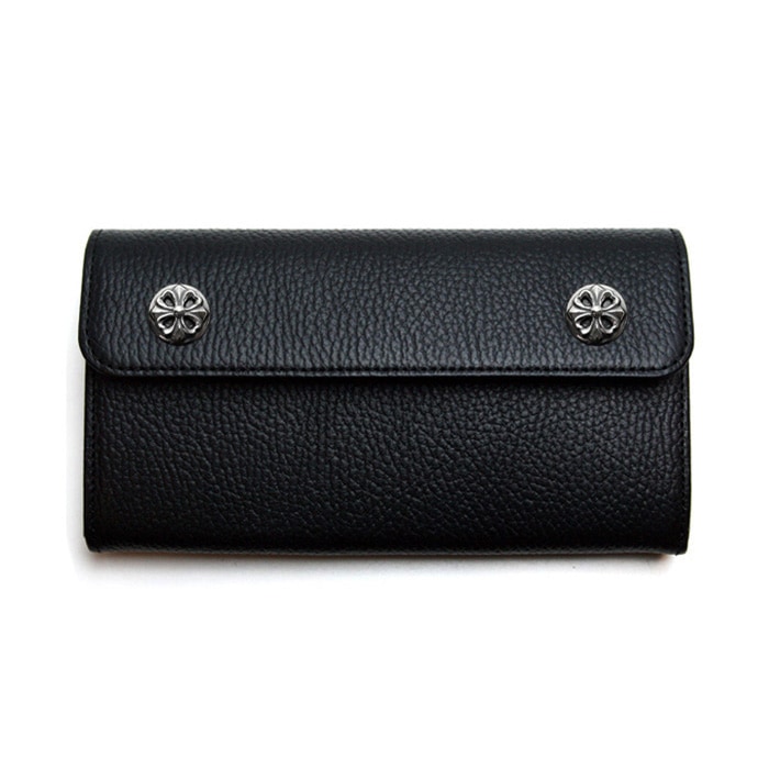 ArgentGleam Classic Long Wallet / クロスボタンLarge