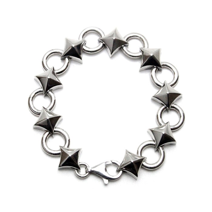 Pyramid Chain Bracelet