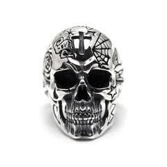 TATTOO SKULL RING