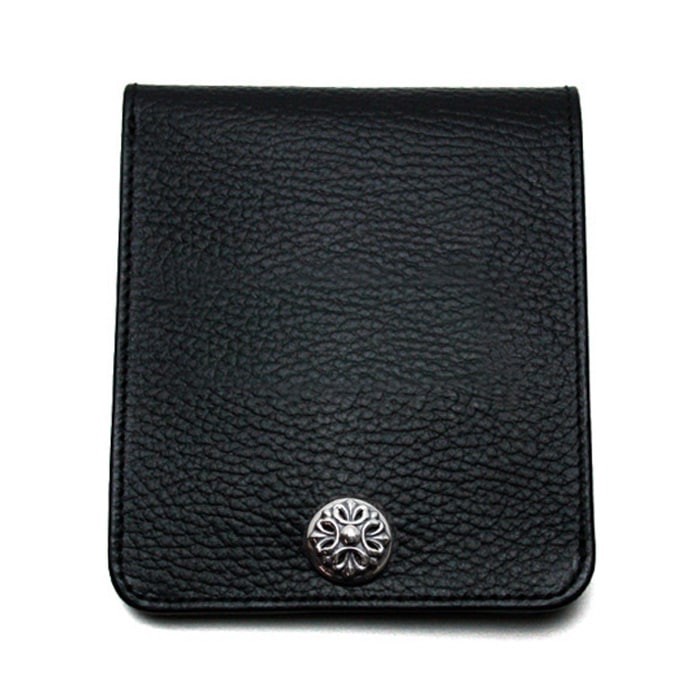 ArgentGleam Classic Short Wallet / フィリグリークロスボタンLarge