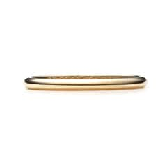 Round Band Ring K18YG 2.0mm