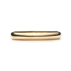 Round Band Ring K18YG 3.0mm