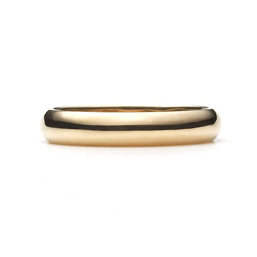 Round Band Ring K18YG 幅4.0mm