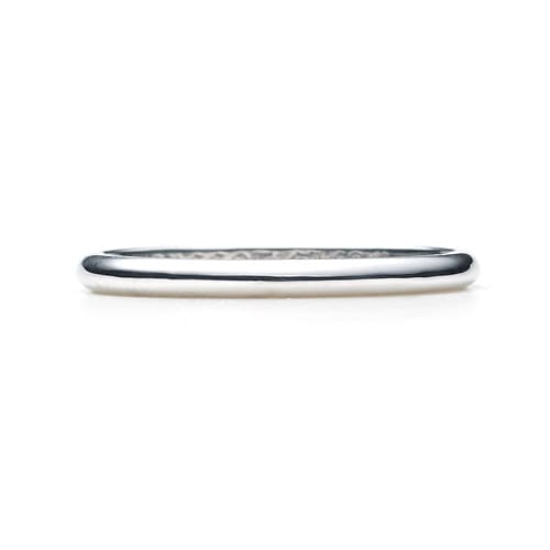 Round Band Ring K18WG 幅2.0mm