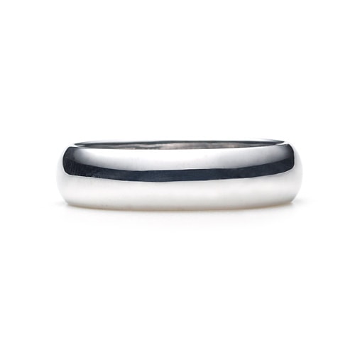 Round Band Ring Pt950 幅5.0mm