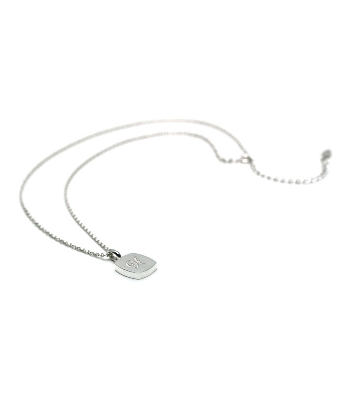 Square Signet Necklace
