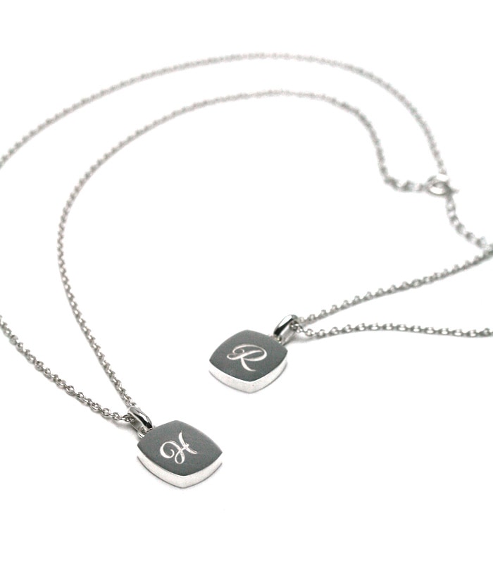 Square Signet Necklace