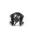 LUCKY HORSESHOE Ring / Thunder Silver