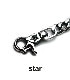 ArgentGleam Classic DoubleClip Wide Walletchain