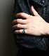 Turquoise Signet Ring/ Medium