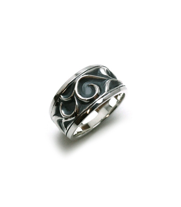 ArgentGleam Classic Arabesque Band Ring