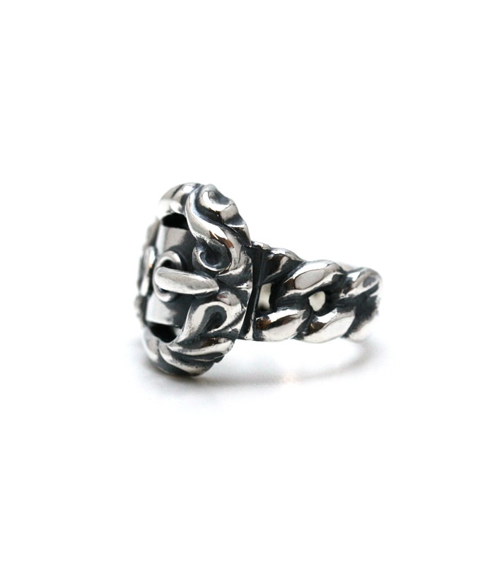 ArgentGleam Classic Arabesque Belt Ring