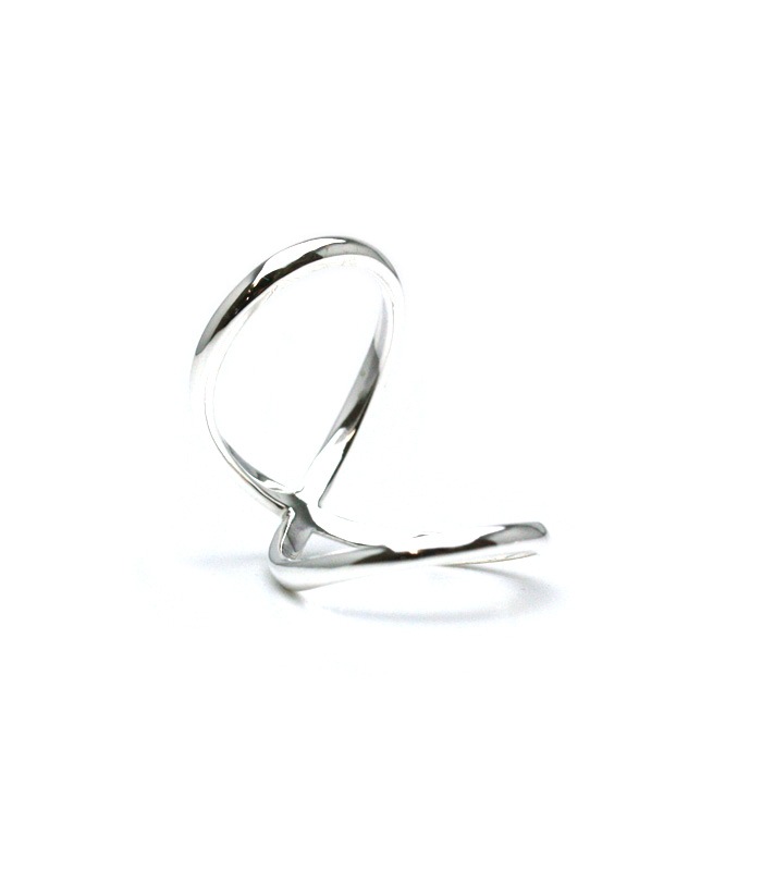 DECORATE Plain Mobius Silver Ring