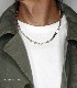 Studs ChainNecklace / Wide