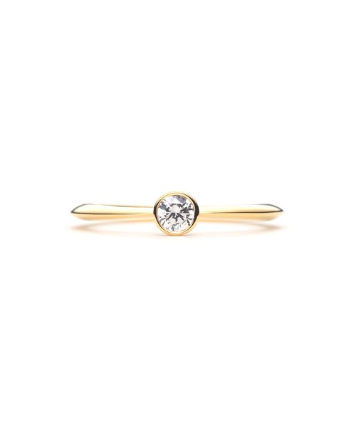Plain Engagement Ring Ver.2 K18 YELLOW GOLD��0.15ct)