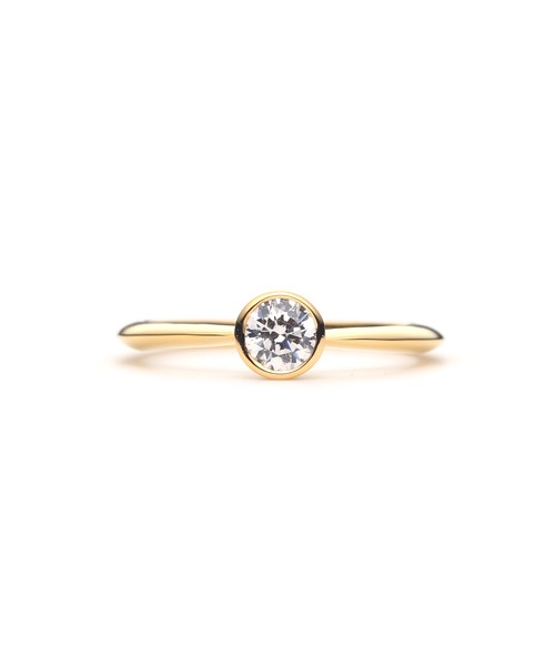 Plain Engagement Ring Ver.2 K18 YELLOW GOLD��0.3ct)