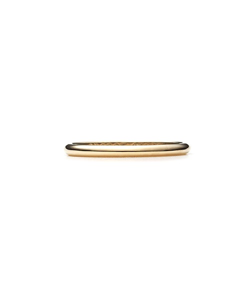 Round Band Ring K18YG ��2.0mm