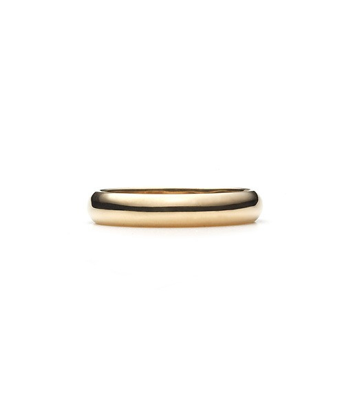 Round Band Ring K18YG ��4.0mm