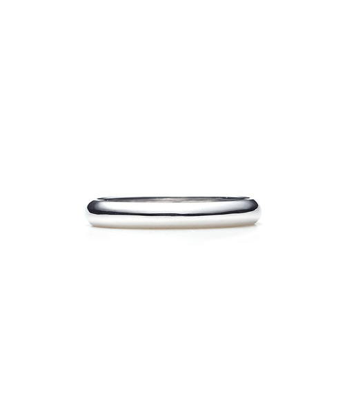 Round Band Ring K18WG ��3.0mm