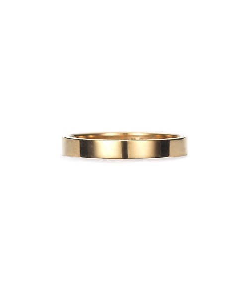 Square Band Ring K18YG ��3.5mm