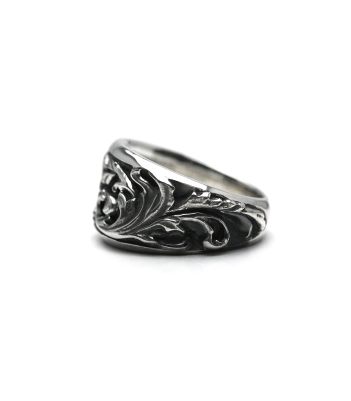 ArgentGleam Classic Acanthus Ring