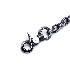 Spinal WalletChain (Large/Silver)