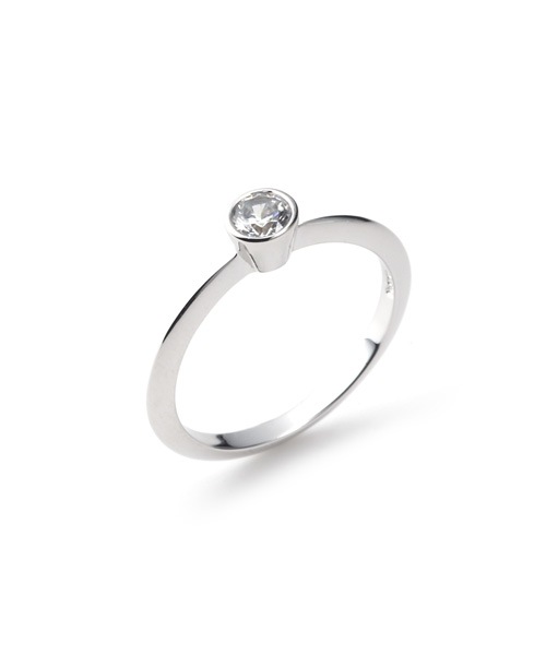 Plain Engagement Ring Ver.2 PLATINUM 950��0.2ct)