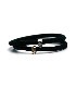 Skull Rubber Bracelet / Silver925