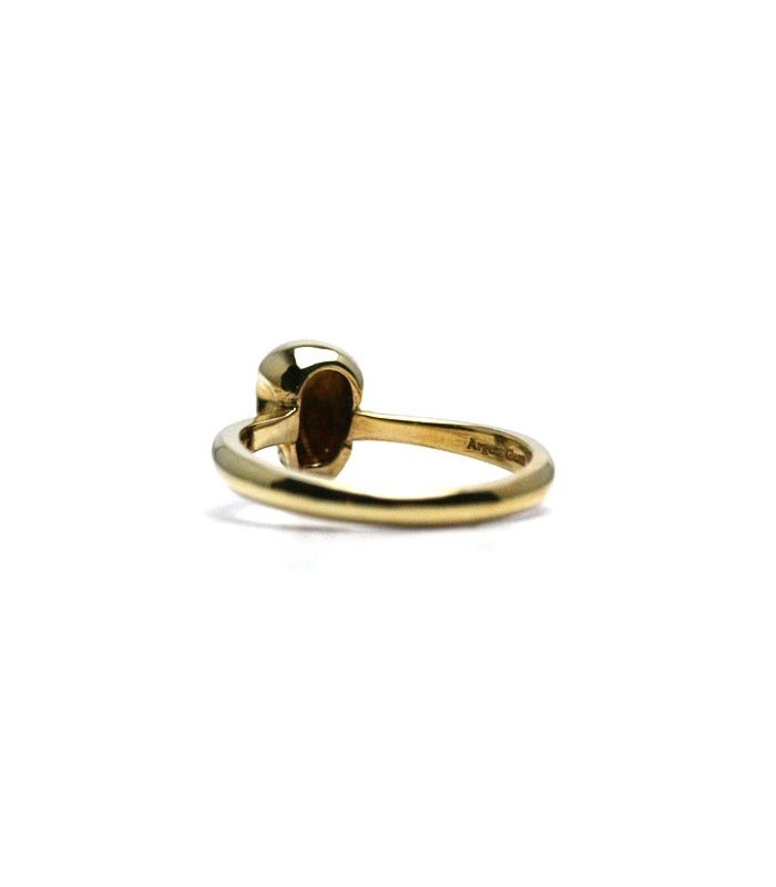 Small Skull Ring / K18Gold