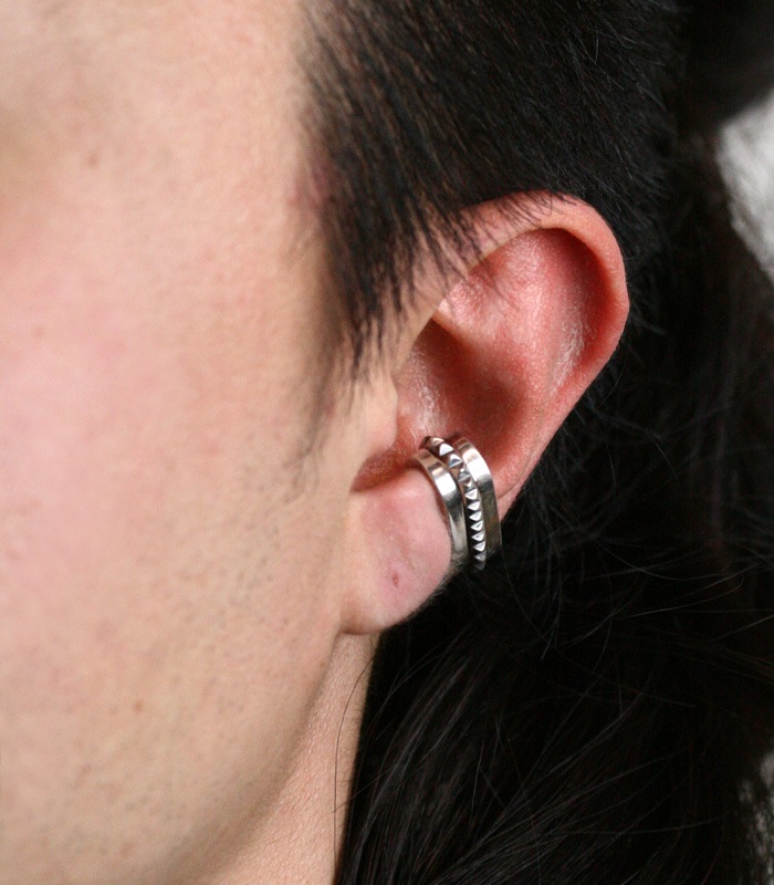 Oval Ear Cuff / Studs01