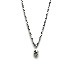 Small Skull Necklace / Silver & K18Gold(Diamond)