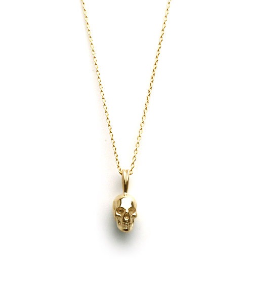 Small Skull Necklace / K18Gold