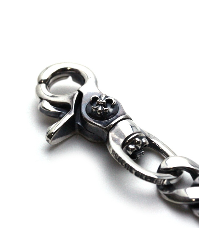 ArgentGleam Classic DoubleClip Narrow Walletchain