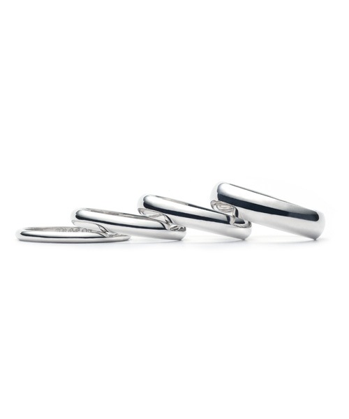 Round Band Ring Pt950 ��4.0mm