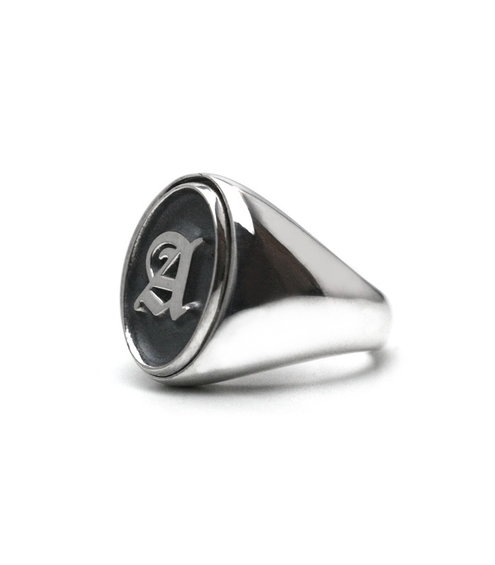 Initial Signet Ring