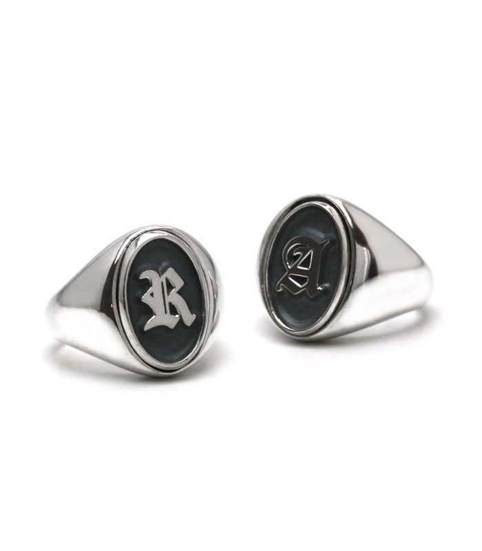 Initial Signet Ring