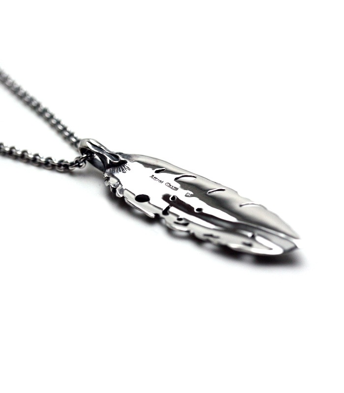 Acanthus Feather Necklace / Large