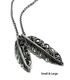 Acanthus Feather Necklace / Large
