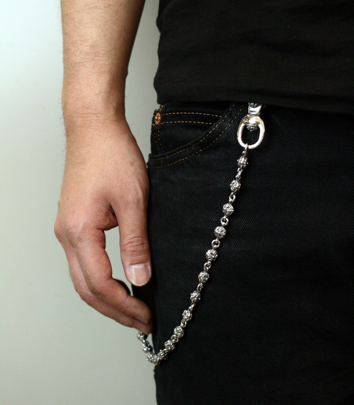 ArgentGleam Classic DoubleClip Ball Walletchain