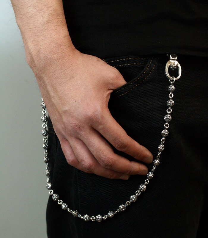 ArgentGleam Classic DoubleClip Ball Walletchain